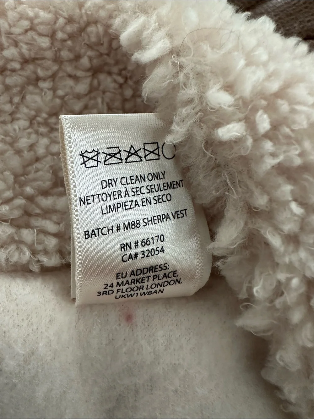 Anthropologie plush sherpa
